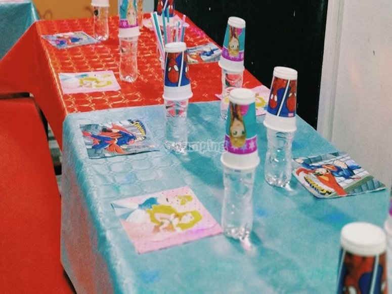 Todo preparado para la merienda