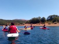 El equipo compartiendo este deporte acuático