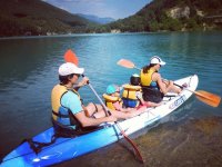 Paddling with the family 