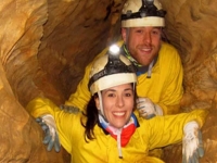 En el interior de la cueva