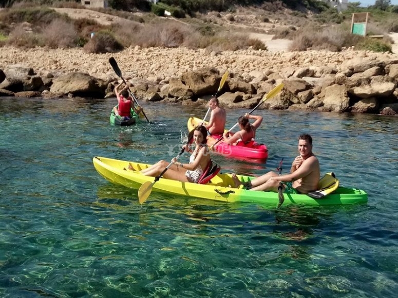 Curso de Kayak iniciación en Alicante 2horas desde 35€