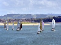 Sailing regatta in Santander 