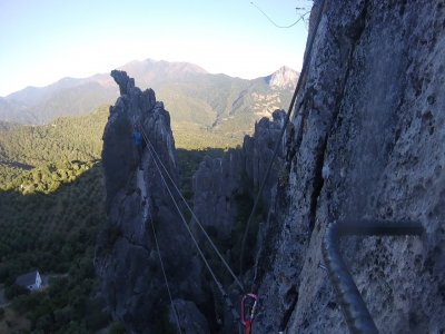 Vía ferrata de Atajate nivel básico Serranía Ronda