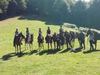 Horseback riding through Montseny 