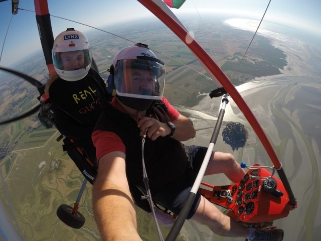 20-minütiger ULM-Flug über Mont-Saint-Michel