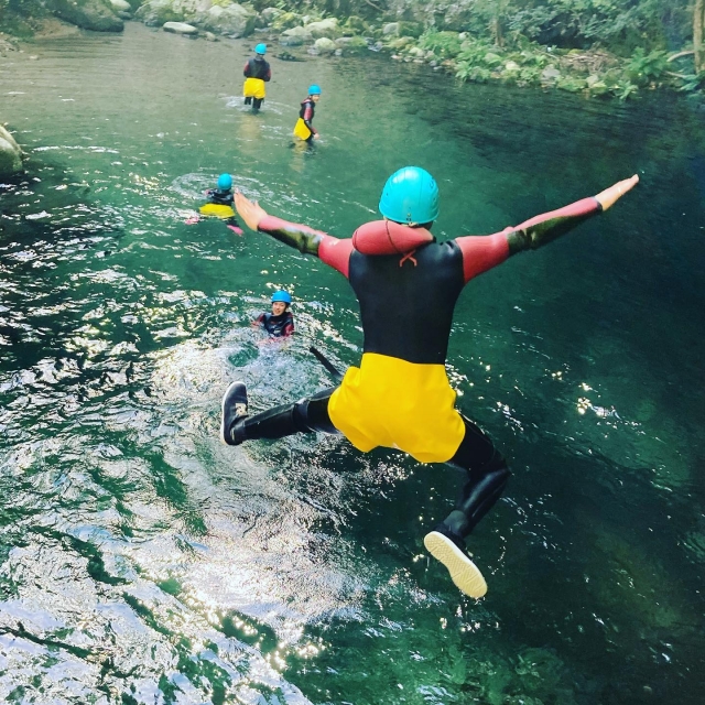 Canyoning-Sensation im Bas Chassezac 1/2 Tag