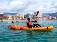 Noleggio kayak a due posti nella spiaggia di Carvajal, 1 ora
