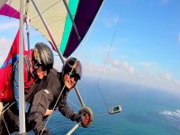 Hang gliding Canary volcano 