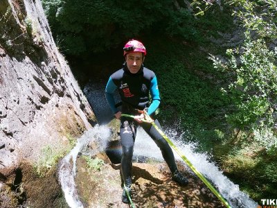 Canyoning in Cacabillos, León Stufe 2