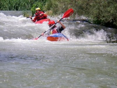 Ruta en kayak en aguas bravas. P. N. Alto Tajo