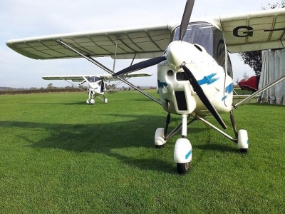 Lección de prueba de vuelo en ultraligero en Kent durante 1 hora