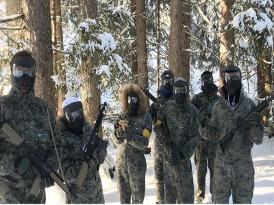 Airsoft-Spiel in der Nähe von La Clusaz 900 Bio-Bälle