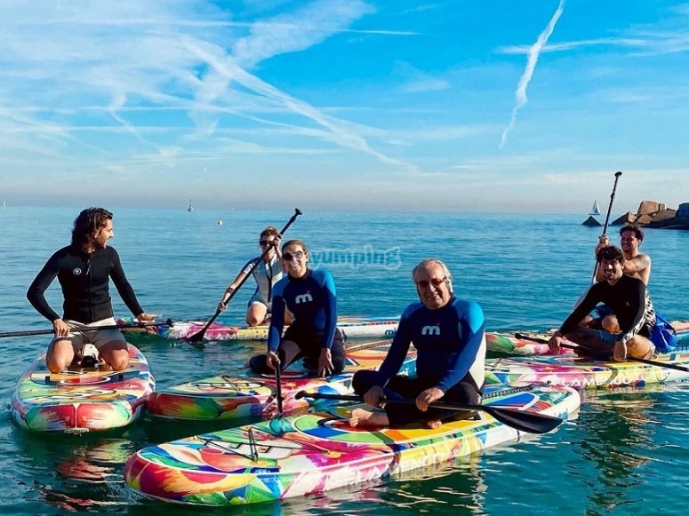 Paddle surf da tutto il gruppo 