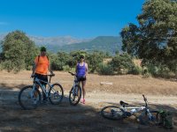 Paisajes de la montana en bici