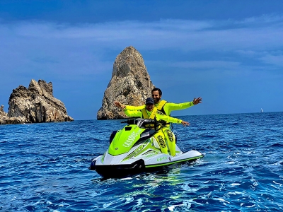 Ruta moto agua desde Torredembarra a Cambrils, 2h