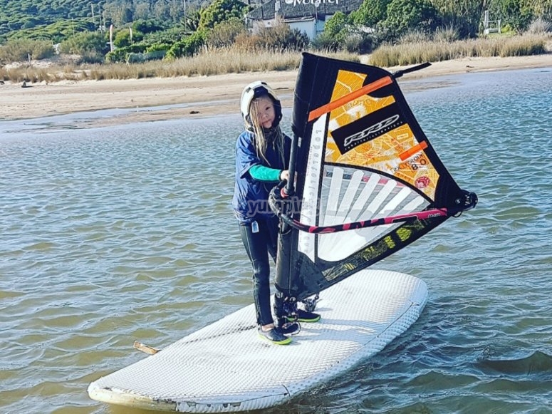 Alquiler equipo windsurf principiante Tarifa 1 día desde 49€