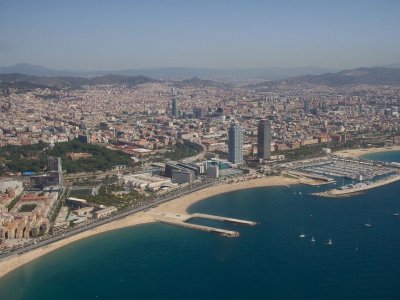 Tour en helicóptero en la costa barcelonesa