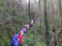  Hiking through the valley 