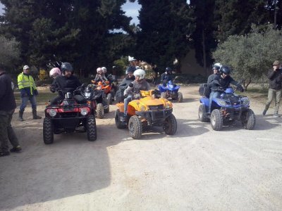 Montar en quad biplaza por Vilanova 3 horas