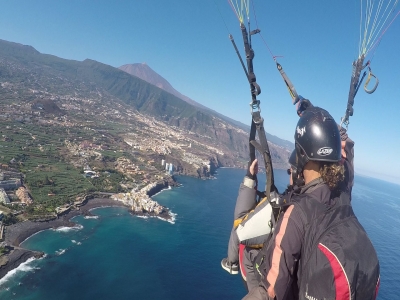 Parapente à travers Izaña 30min + photos