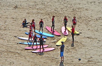 Campamentos de Surf en Barcelona