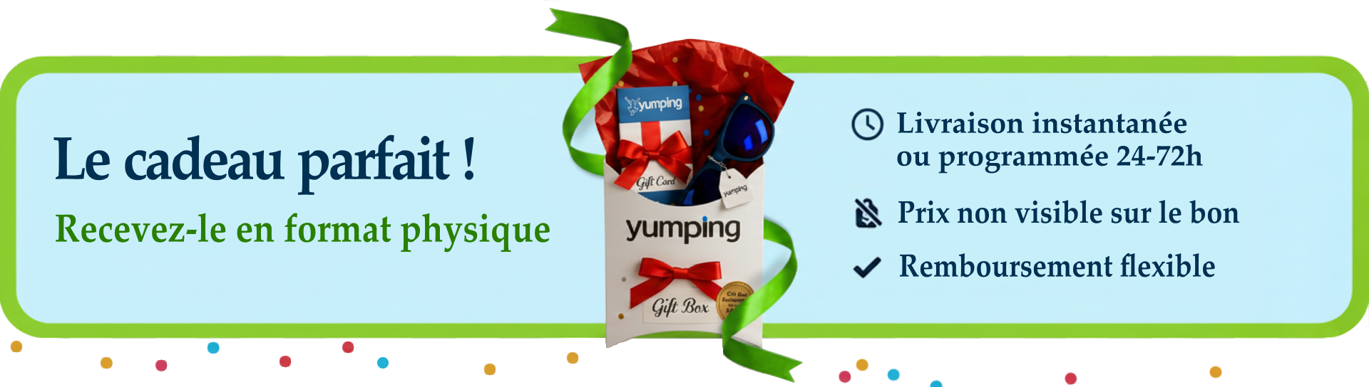 Coffret Cadeau avec Bon Ouvert