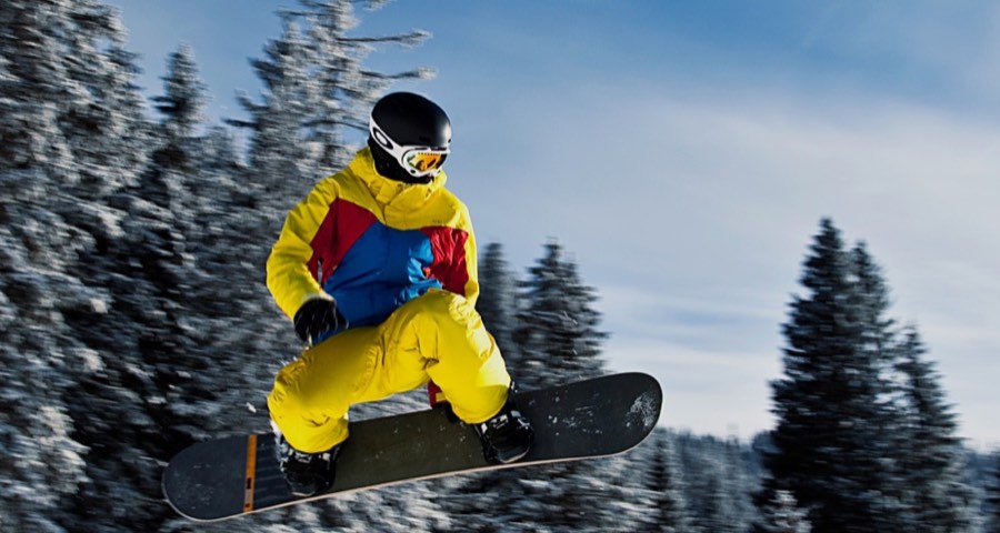Tarjeta regalo de snowboard
