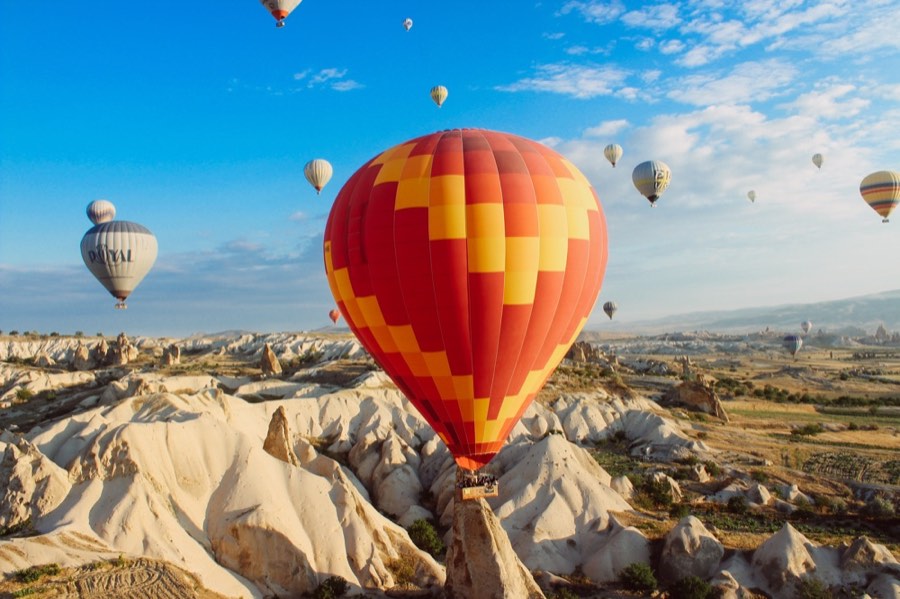 Tarjeta regalo de vuelo en globo