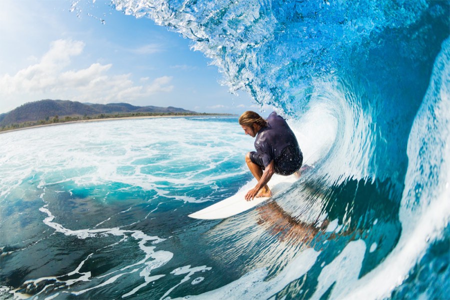 Cartão presente de surf