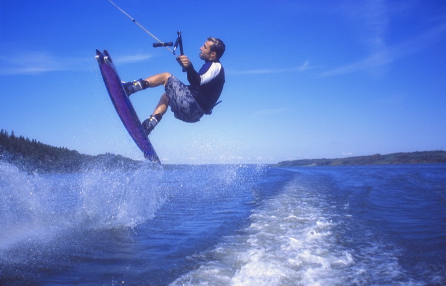 Cartão presente de wakeboard