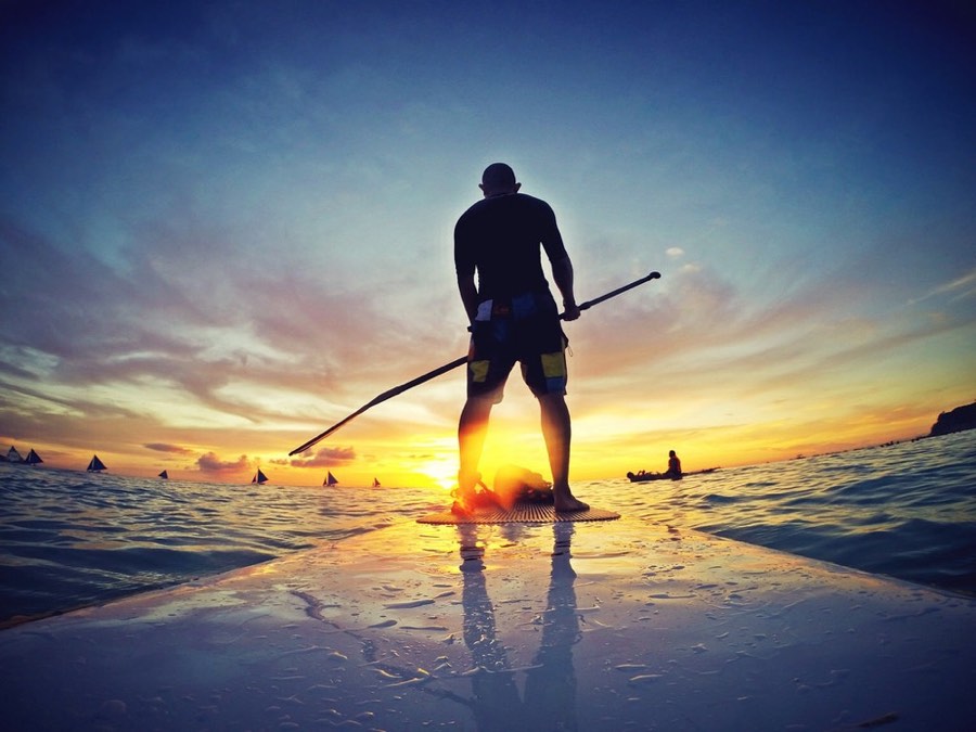 Tarjeta regalo de paddle surf